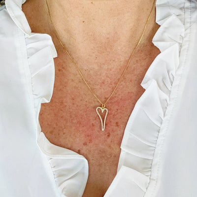 Flavia® | Orabella Gold Heart Necklace