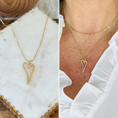 Flavia® | Orabella Gold Heart Necklace