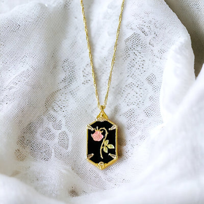 Ximena® | Rossina Wilted Rose Necklace