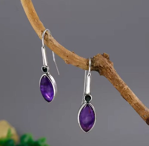 Patricia® | Vintage Elegant Purple Earrings
