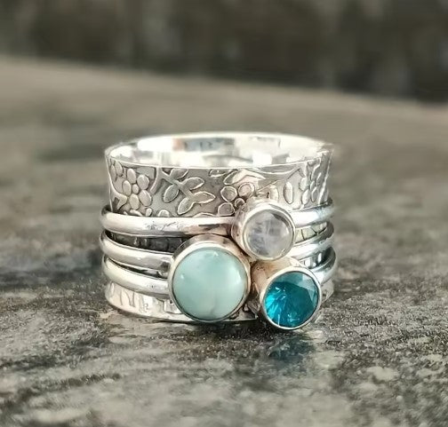 Juliette® | Vintage Natural Stone Ring