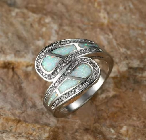 Monserrat® | Vintage White Opal Stone Ring