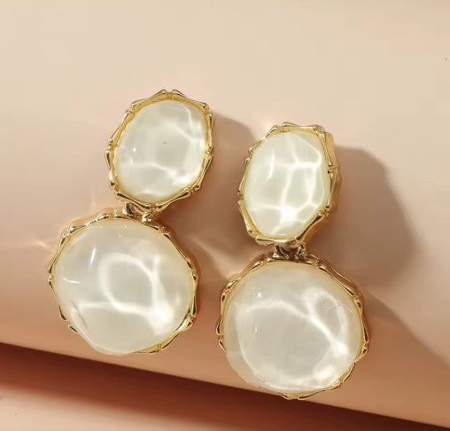 Rubí® | Vintage Green Stone Earrings