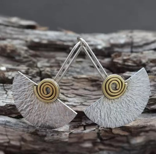 Romina® | Vintage Spiral Semicircle Dangle Earrings
