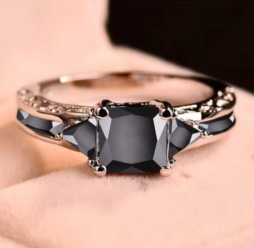 Marta® | Elegant Silver Color Stone Ring