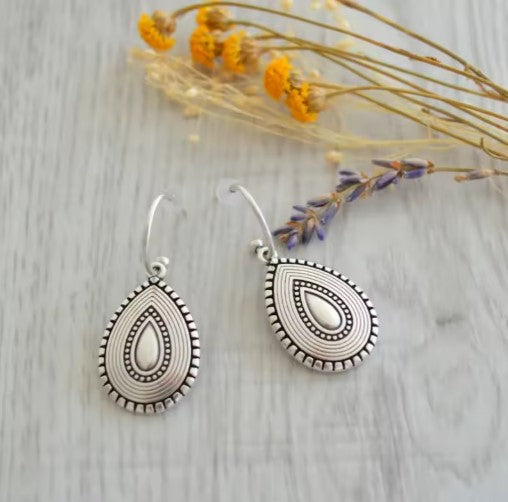 Jacinta® | Vintage Waterdrop Geometry Dangle Earrings
