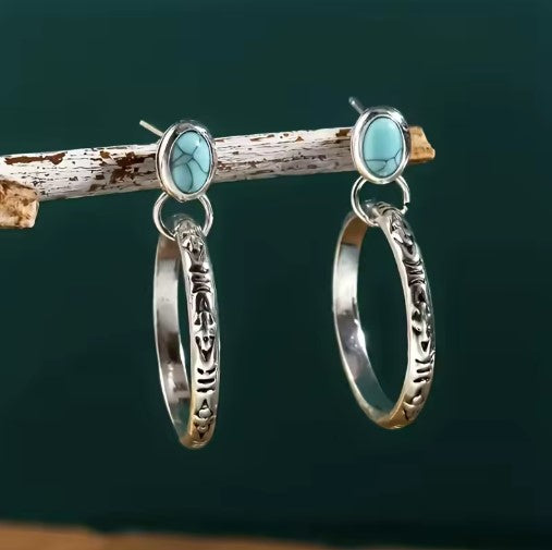 Eos® | Vintage Hollow Round Drop Earring