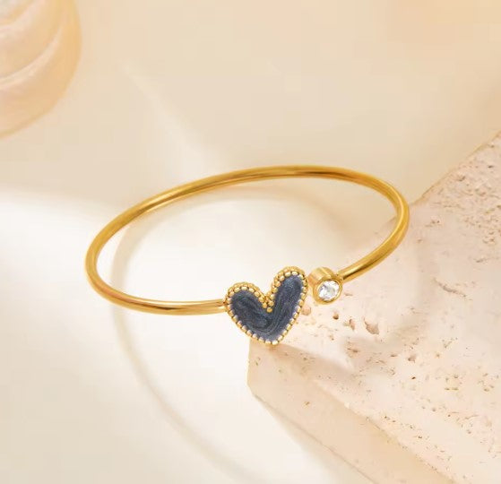 Brigida® | Exquisite Blue Heart Shape Bracelet