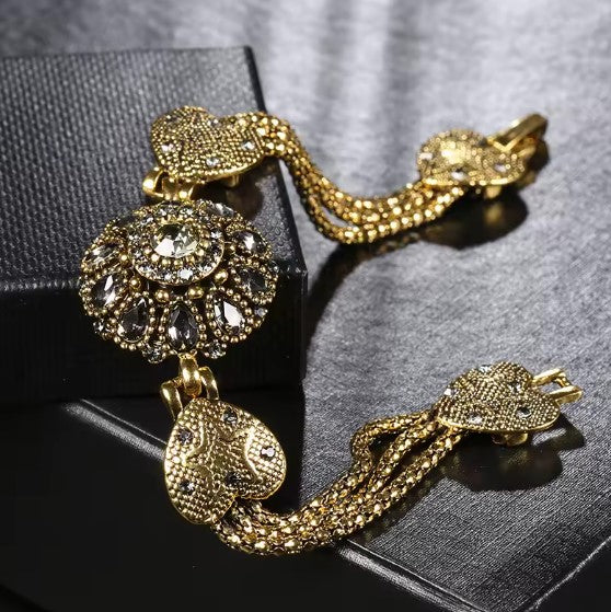 Edna® | Vintage Zirconia Flower Bracelet