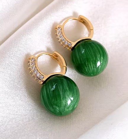 Virginia® | Green Acrylic Dangle Drop Earring