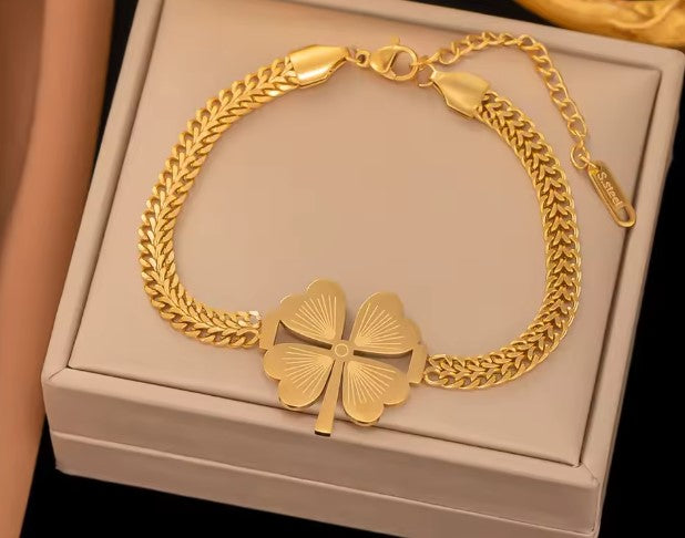 Lilian® | Flower Design Gold Bracelet