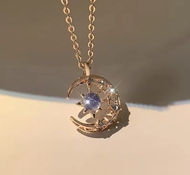 Irina® | Fashion Star Moon Chain Necklace