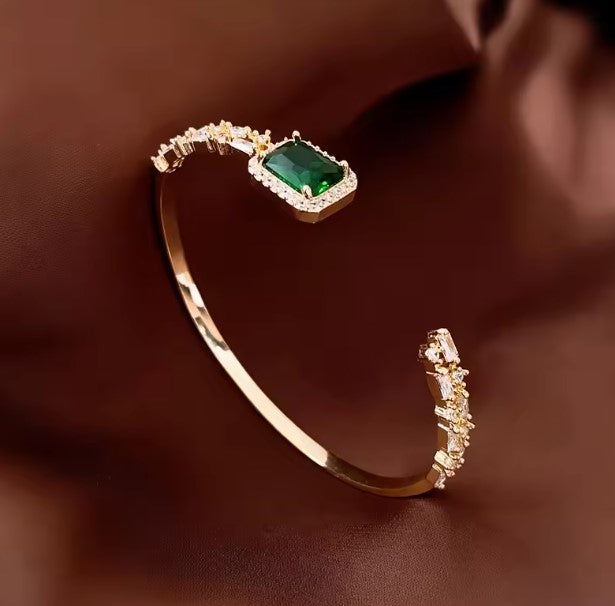 Victoria® | Vintage Square Zircon Adjustable Bangles Bracelet