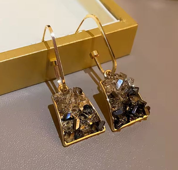 Keira® | Vintage Rhinestone Drop Earrings