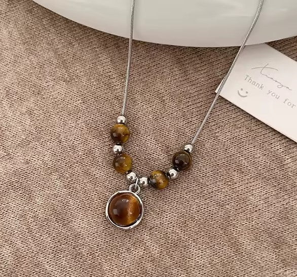 Yamel® | Exquisite Beaded Stone Necklace