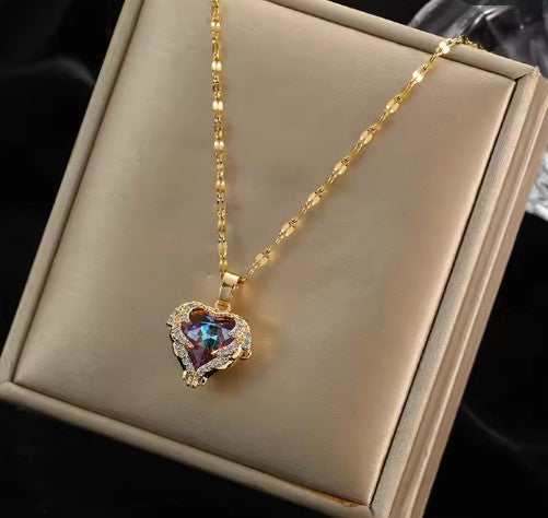 Clara® | Heart Zircon Pendant Necklace