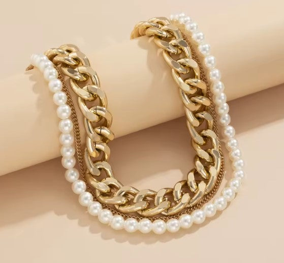 Johana® | Pearl Beaded Twist Necklace