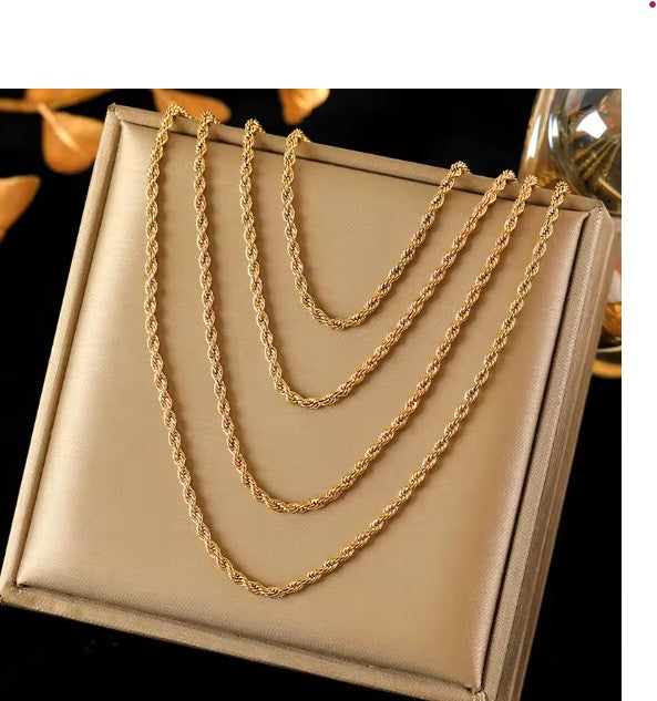 Yolanda® | Vintage Chain Gold Necklace