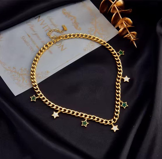Maia® | Star Gold Chain Necklace