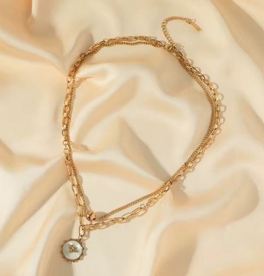 Astra® | Vintage Bee Pendant Necklace