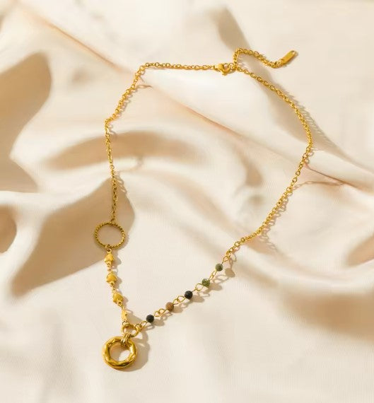 Valeria® | Vintage Choker Bead Chain Necklace