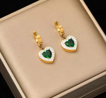 Jade® | Celeste Green Stone Earrings