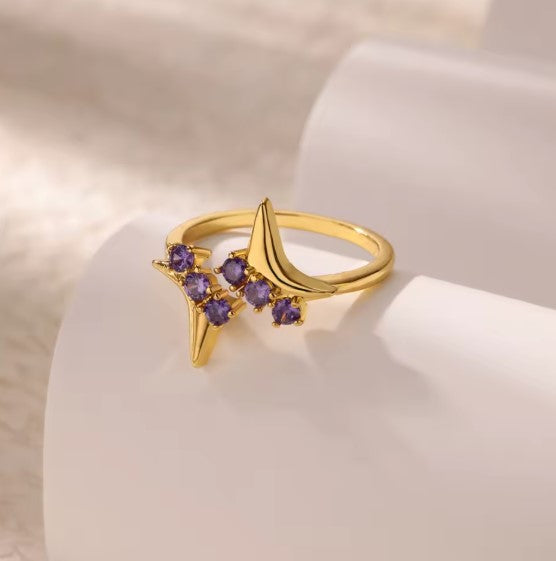 Ofelia® | Purple Zircon Gold Ring