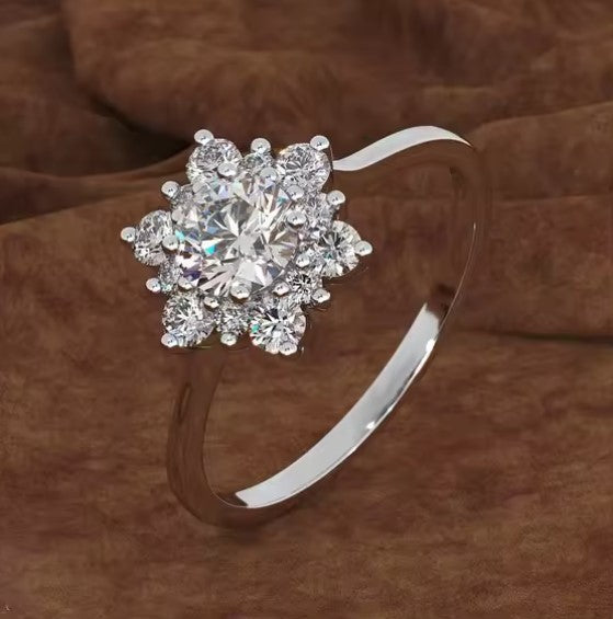 María Eugenia® | Luxury Crystal Snowflake Ring