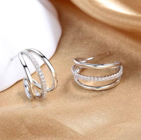 Nereida® | Crystal Cubic Silver Earrings