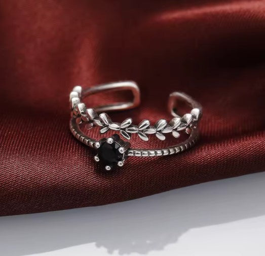 Larkin® | Vintage Black Stone Adjustable Ring