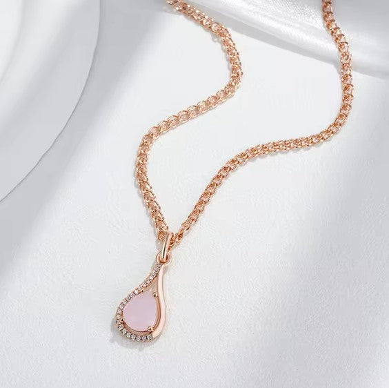 Karol® | Fine Natural Zircon Water Drop Necklace