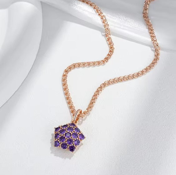 Sorcha® | Crystal Purple Zircon Pendant Necklace