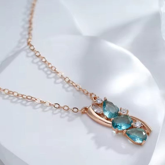 Sol® | Rose Gold Color Pendant Necklace