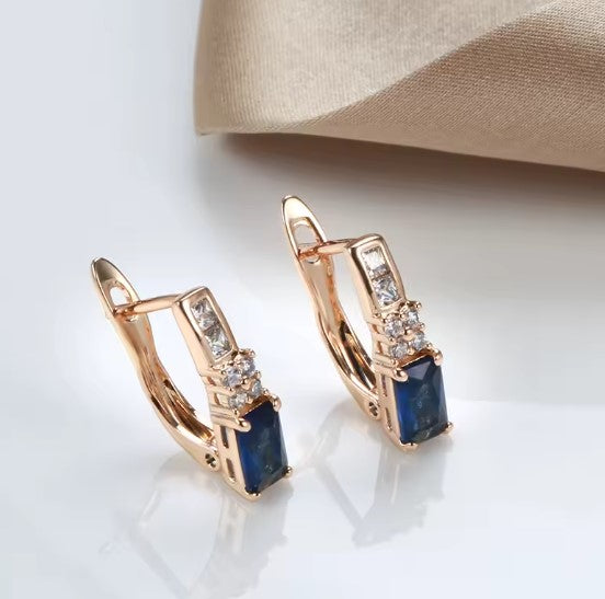 Amalia® | Vintage Fine  Zircon Drop Earrings