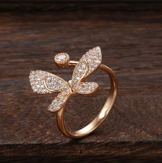 Miriam® | Luxury Natural Zircon Butterfly Ring