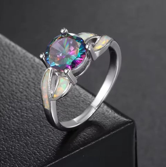 Esme® | Classic Rainbow Zircon Ring