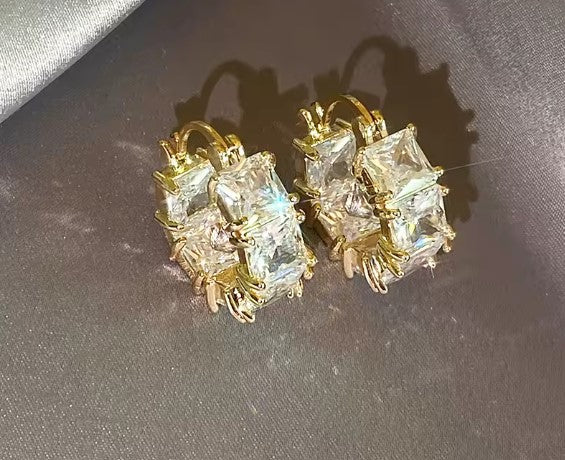 María Elena® | Luxury Crystal Hoop Earrings