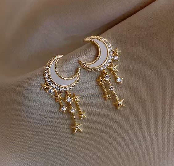 Luciana® | Classic Star Moon Elegant Earrings