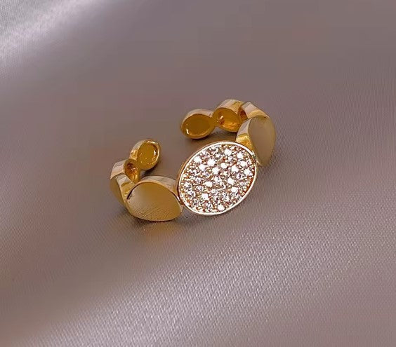 Imogen® | Classic Round Adjustable Gold Ring