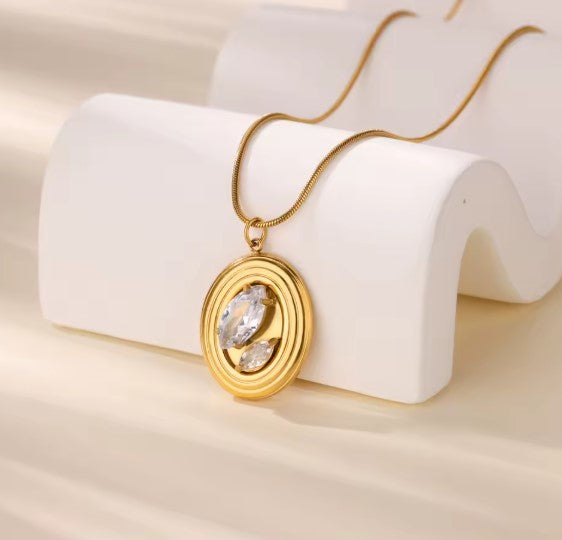 Rubí® | Zyra Zircon Oval Necklace