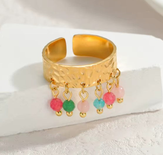 Felipa® | Colored Stone Crystal Zircon Ring