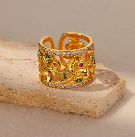 Estela® | Exquisite Boho Lover Gold Ring