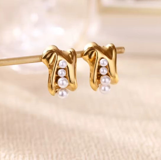 Katia® | Vintage Pearl Drop Earrings
