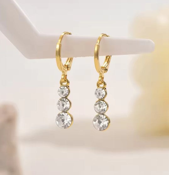 Ramona® | Vintage White Zircon Long Tassel Earrings