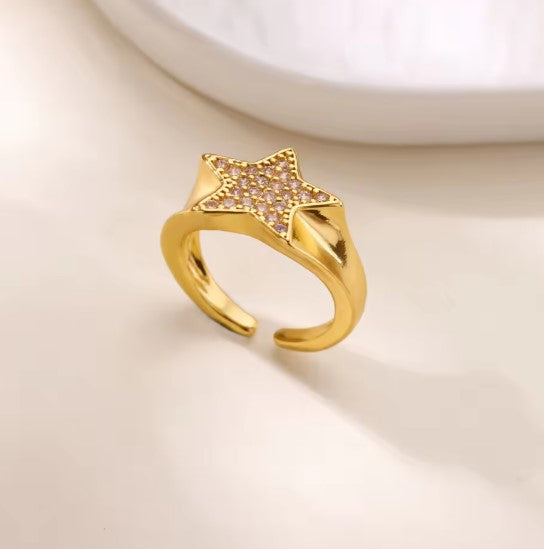 Briar® | Trendy Star Zircon Adjustable Ring