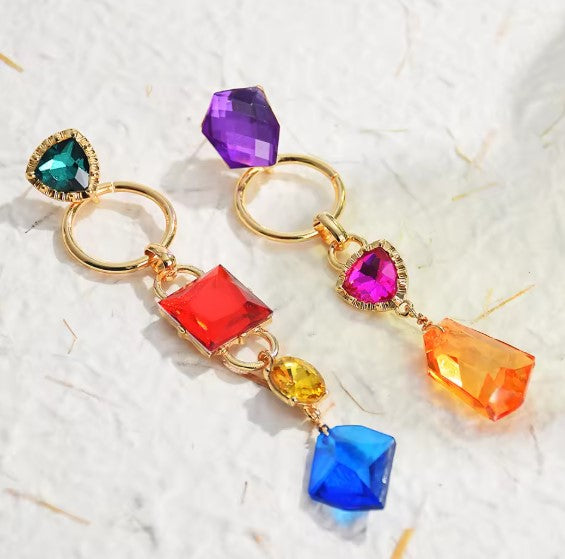 Katia® | Classic Shiny Crystal Long Earrings