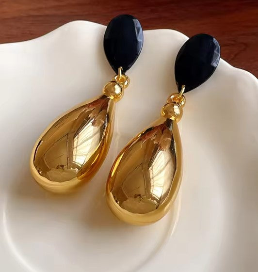 Zulema® | Vintage Chunky Water Drop Dangle Earrings