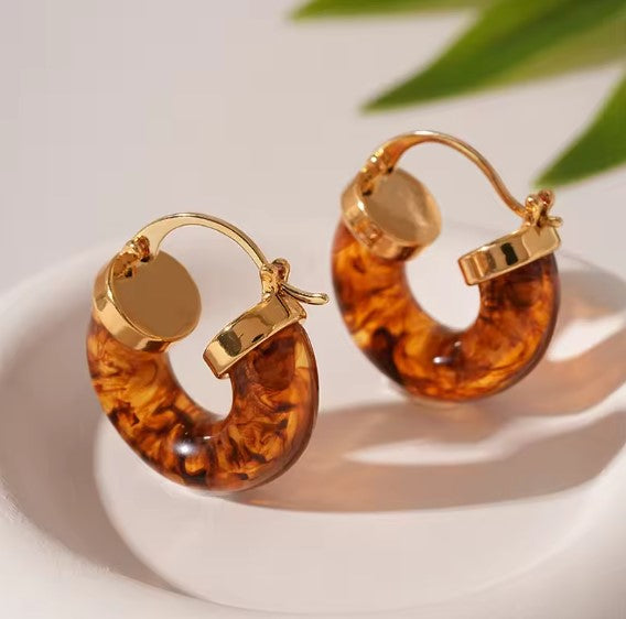 Eva® | Elegant Exquisite Hoop Gold Earrings