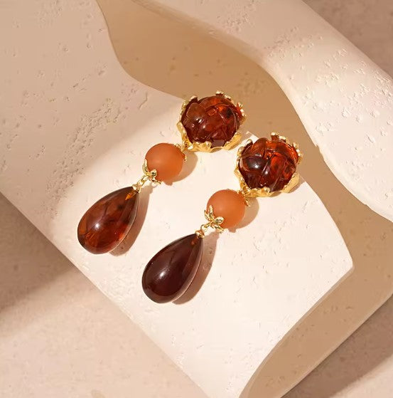 Milagros® | Vintage Elegant Acrylic Water Drop Earrings