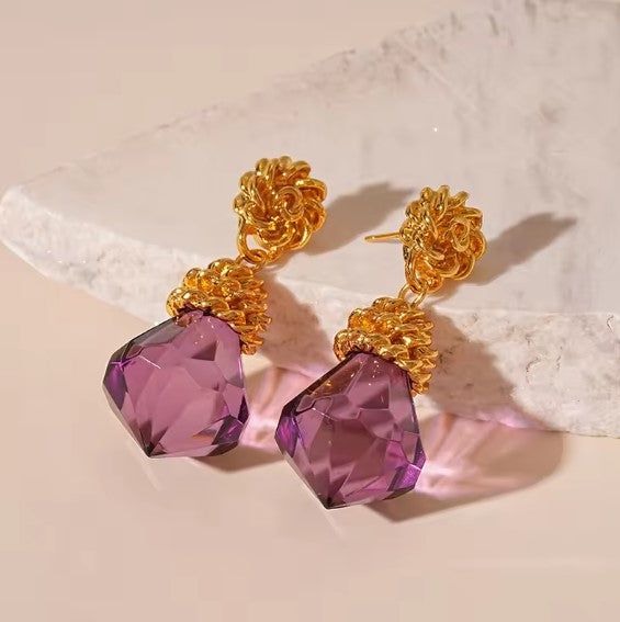 Yara® | Trendy Flower Acrylic Drop Earrings